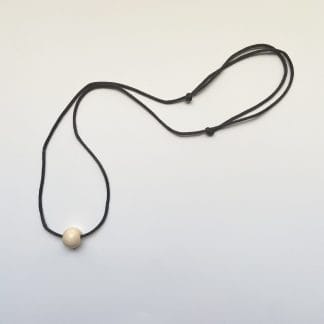 "The Original" One Wood Bead Adjustable Necklace for Men & Women