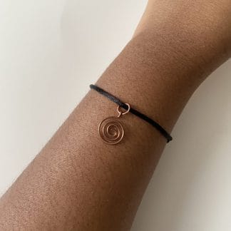 Adjustable Copper Charm Bracelet for Men & Women
