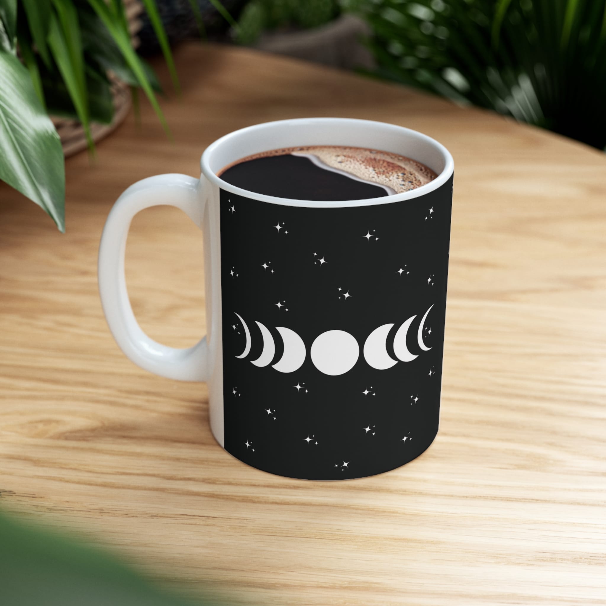 "Over The Moon" White Mug - Image 6