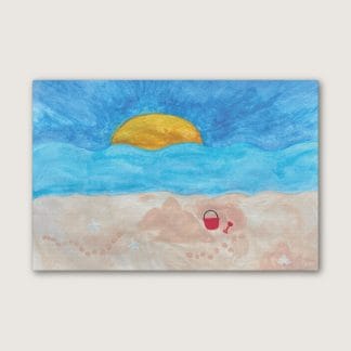Beach Shore, Canvas Painting