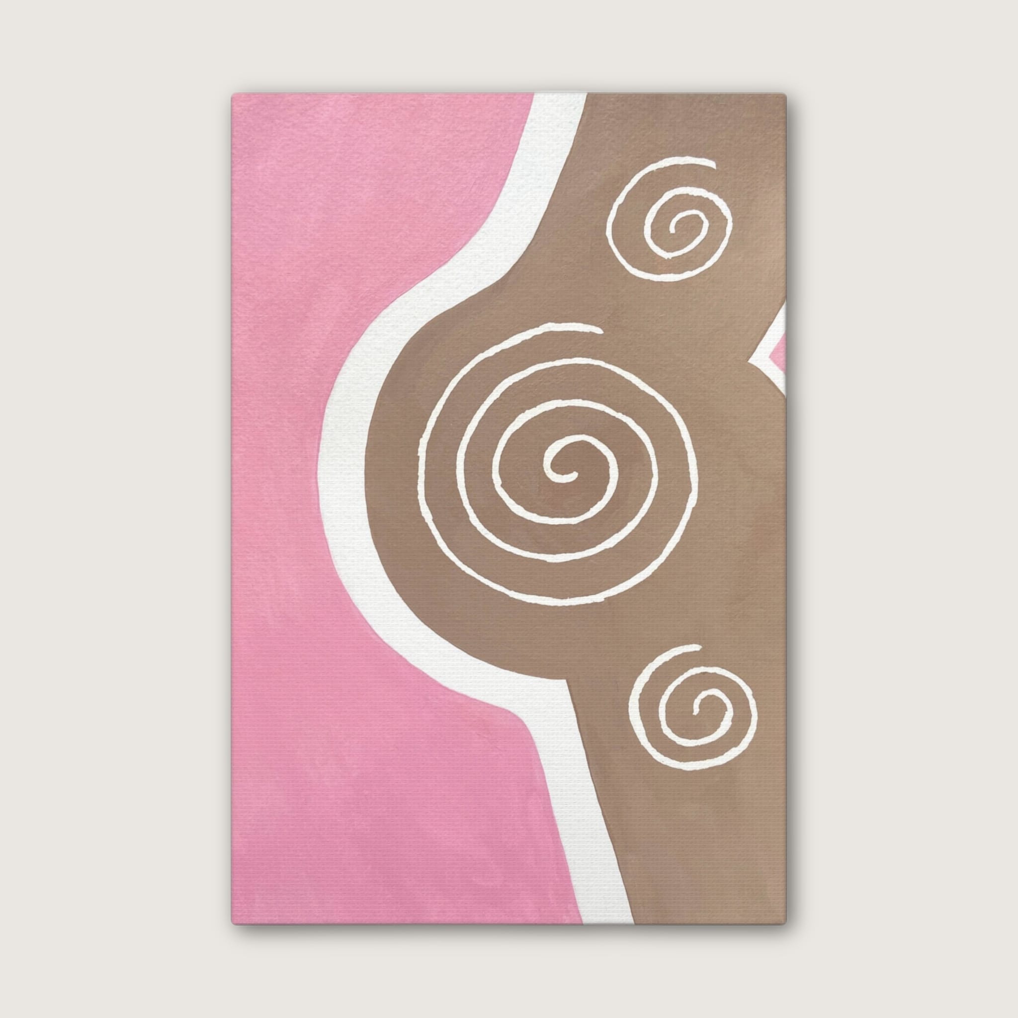 Abstract Spirals, Canvas Painting