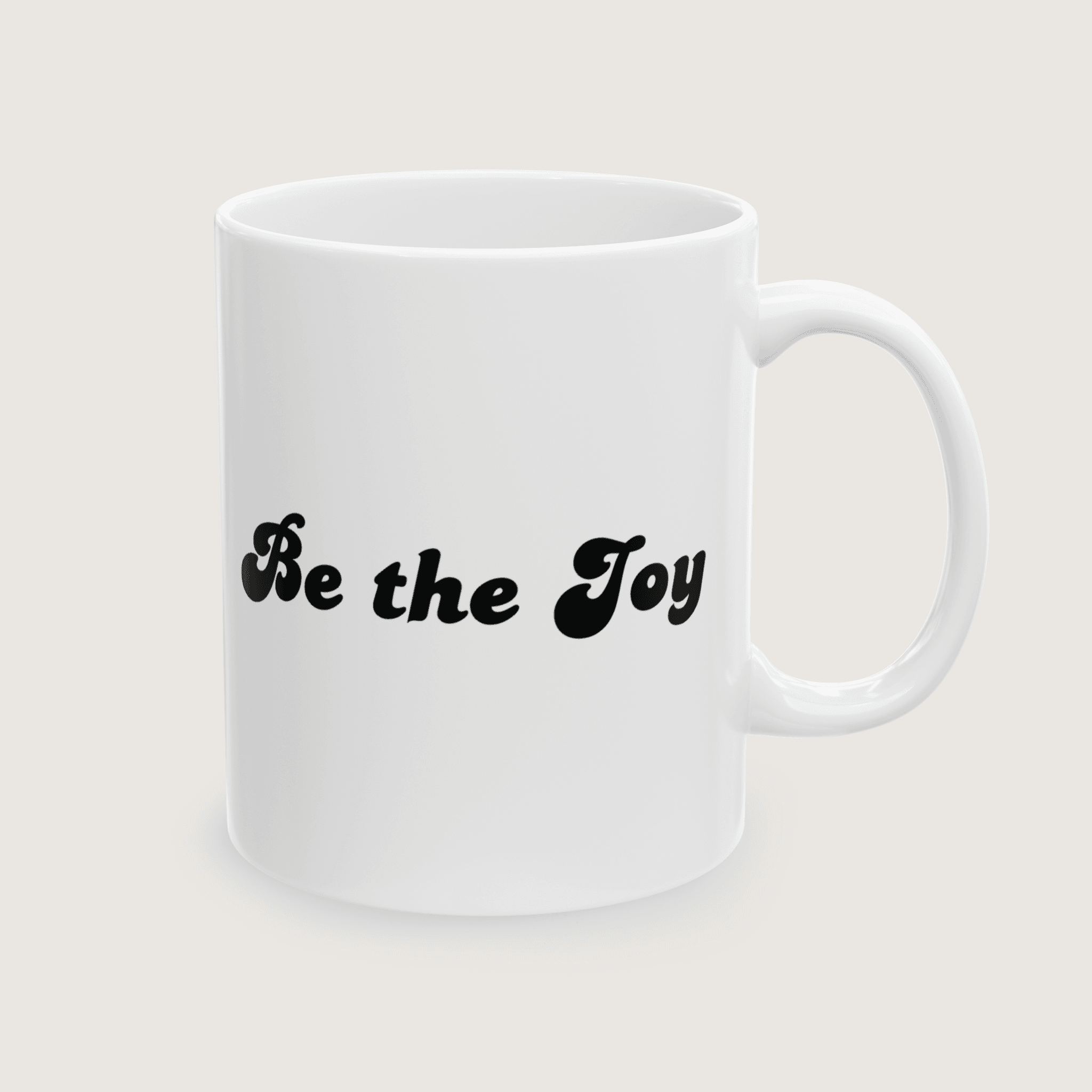"Be the Joy" White Mug - Image 2