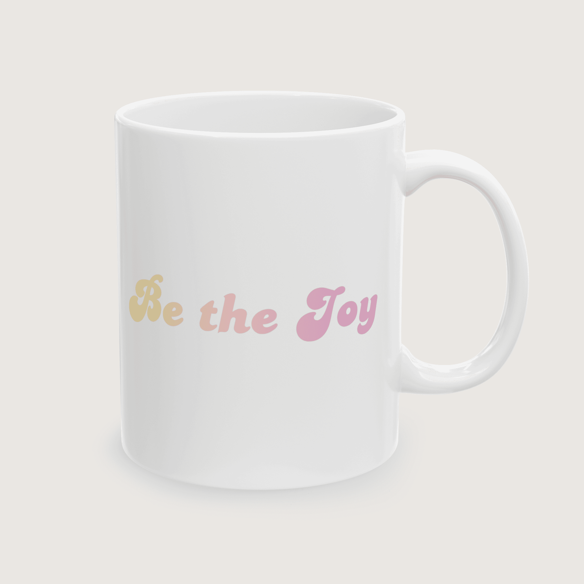 "Be the Joy" White Mug - Image 8